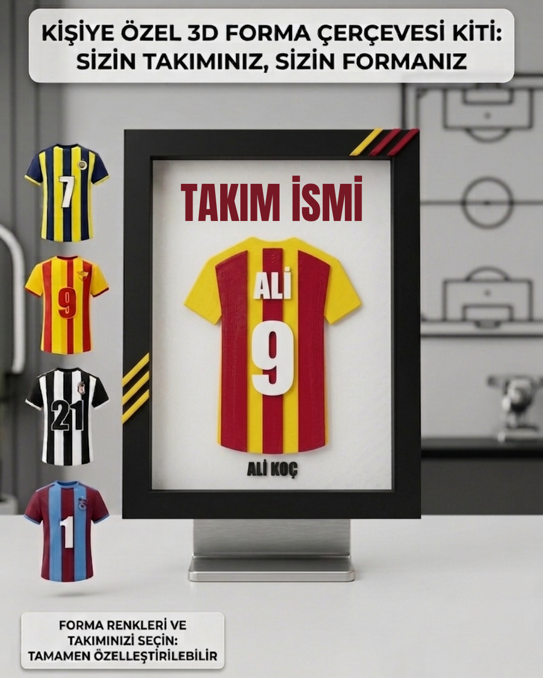 FUTBOL ÇERÇEVESİ | İSİME ÖZEL