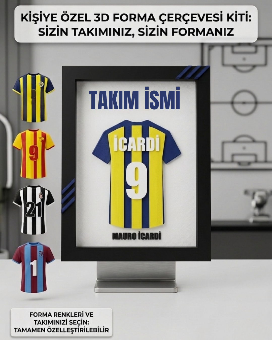 FUTBOL ÇERÇEVESİ | İSİME ÖZEL